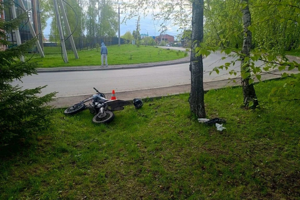 В Красноярске пострадали две несовершеннолетние мотоциклистки. Фото: ГАИ