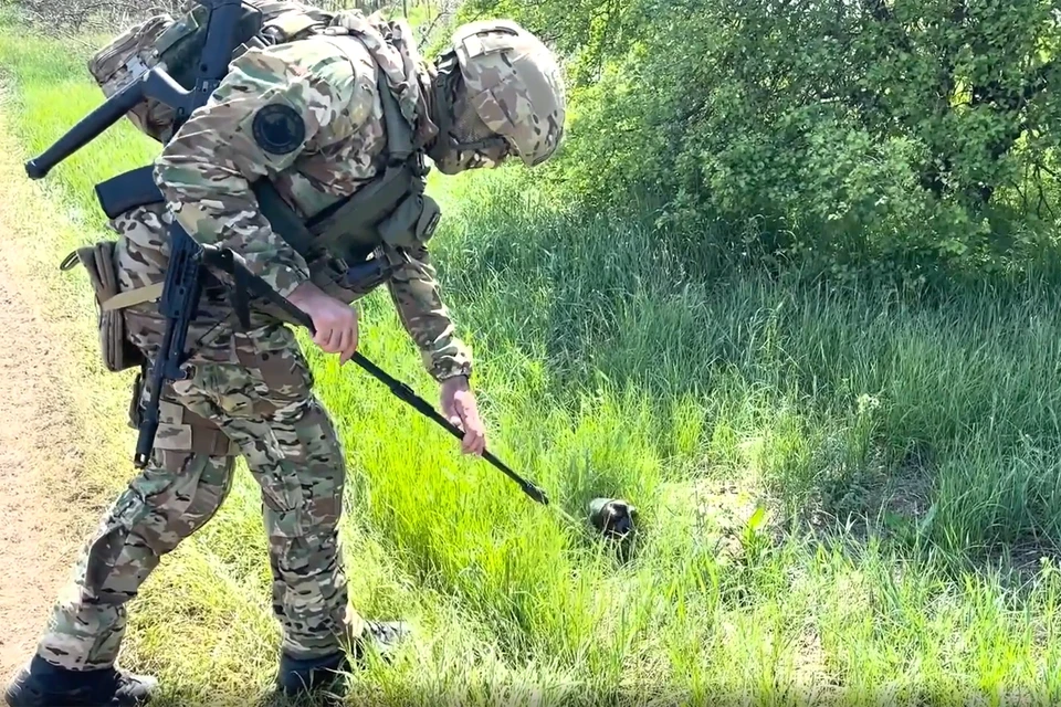 Боевая работа саперного подразделения