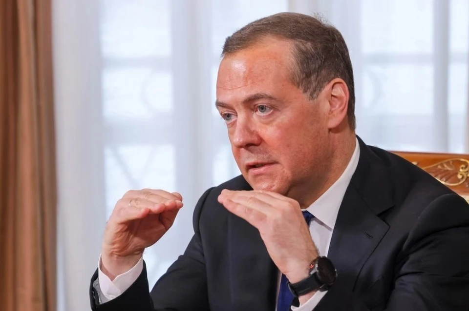 Медведев заявил о необходимости остановить раскол православной церкви на Украине, фото: Екатерина Штукина/POOL/ТАСС