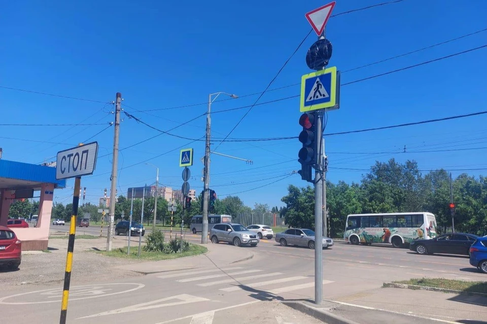 Движение изменено Фото: пресс-служба администрации Краснодара