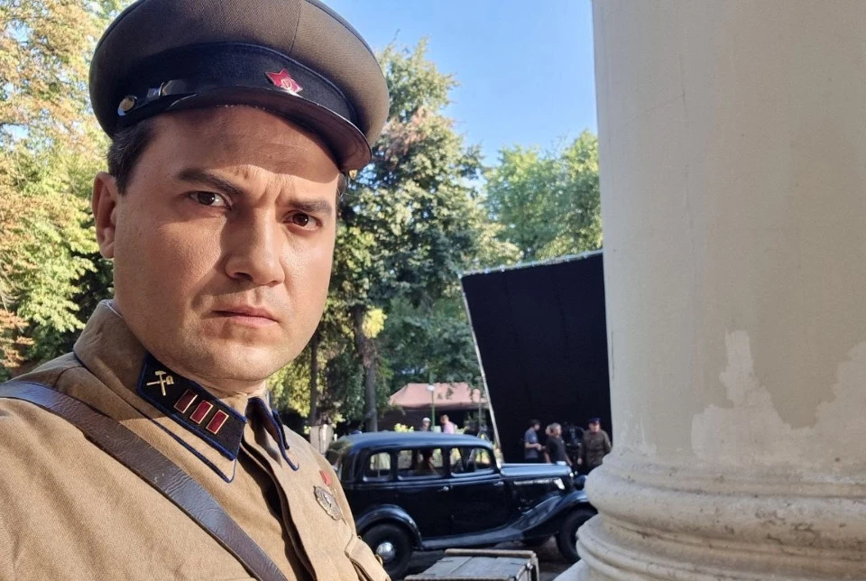Селфи со съемок. Фото: VK/Тарас Кузьмин. Официальная страница