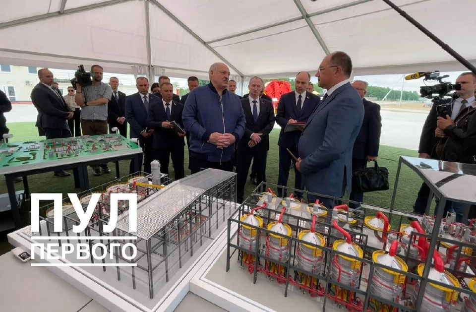 Лукашенко сказал, что будут строить в Любани в связи с появление горно-обогатительного комплекса. Фото: телеграм-канал «Пул Первого».