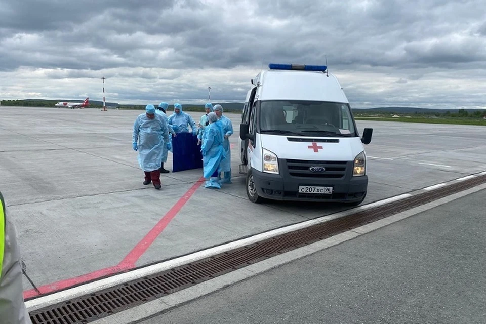 По легенде учений, в Екатеринбург привезли пассажира с симптомами похожими на холеру. Фото: пресс-служба Уральского таможенного управления