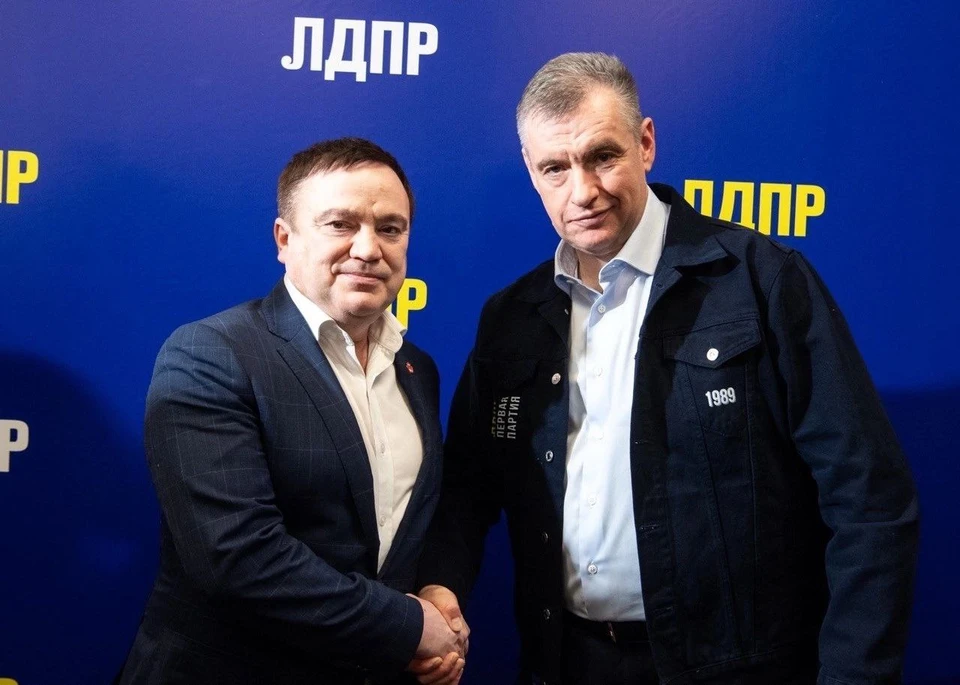 Олег Постников и Леонид Слуцкий.