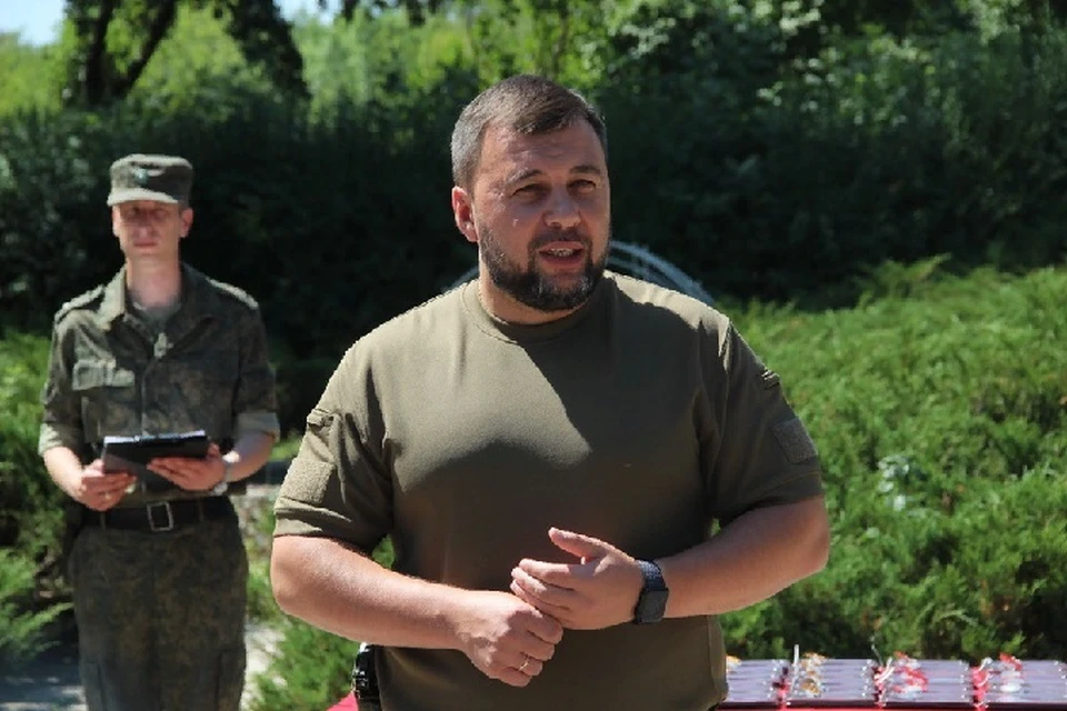 Денис Пушилин поздравил пограничные войска по случаю их профессионального праздника. Фото (архив): сайт Главы ДНР