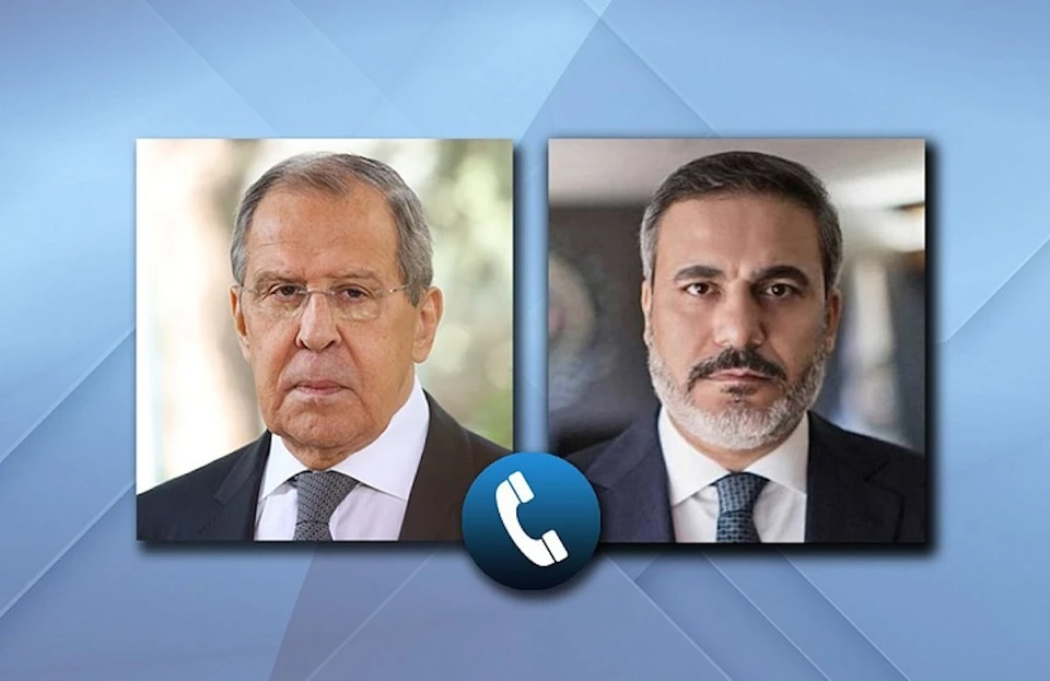 Фидан и Лавров провели телефонные переговоры 28 мая. Фото: МИД РФ