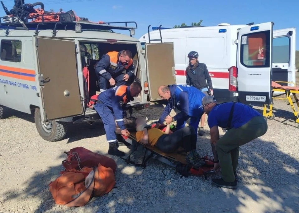Помощь пришла вовремя. Фото: ГУ МЧС Крыма