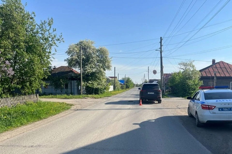 Ребенок получил травму головы. Фото: Госавтоинспекция Свердловской области