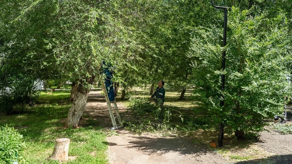 Сквер стал чище благодаря общим усилиям оренбуржцев. Фото: Единая Россия.