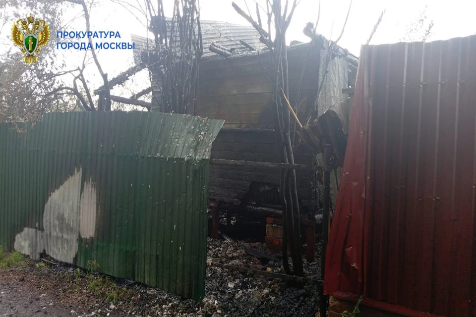 В Новой Москве при пожаре в частном доме погиб пенсионер