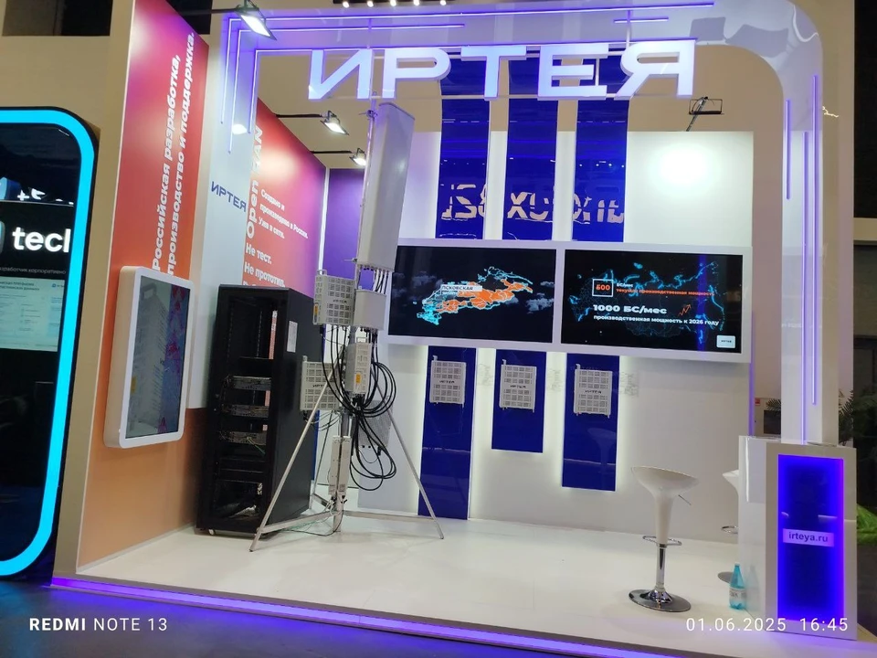 Первые отечественные базовые станции 5G представили на конференции «ЦИПР». Фото: МТС