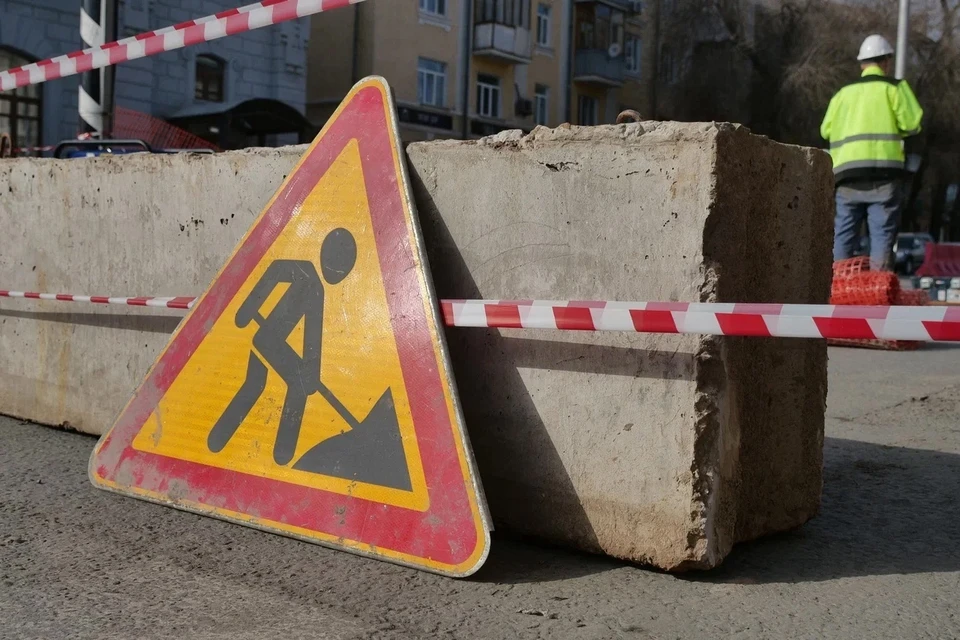 На участке установили светофор