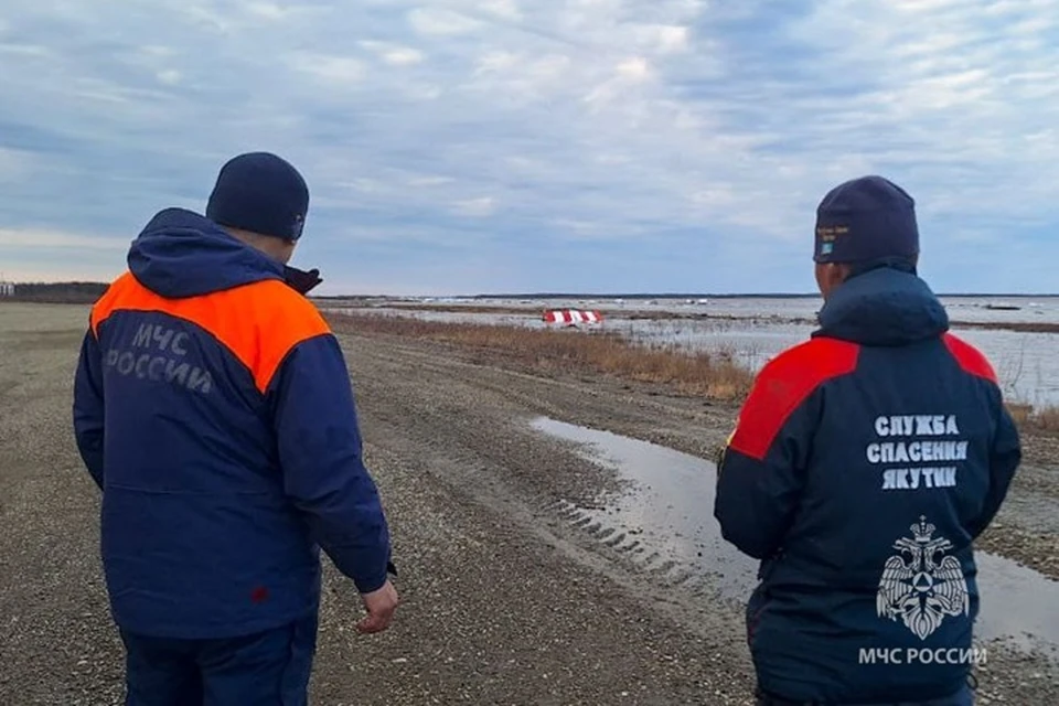 Вторая фаза весеннего половодья проходит на реках Лена и Алдан в Якутии. Фото: МЧС РС (Я)