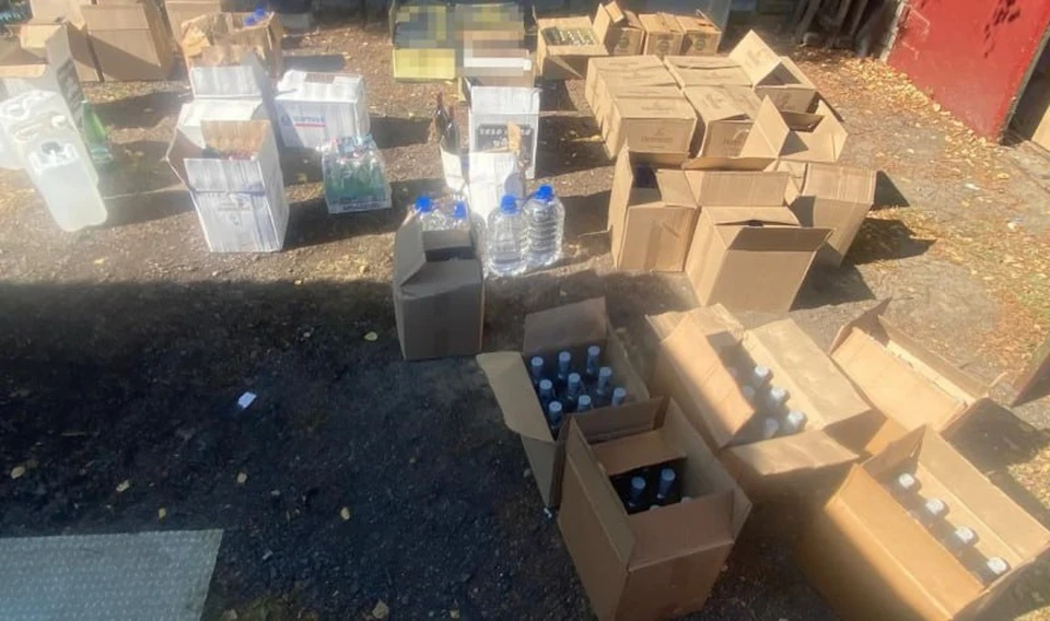 Передано в суд дело о незаконном обороте алкогольной продукции в крупном размере.