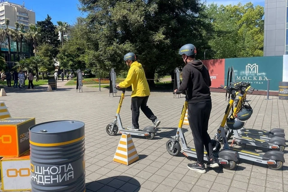 В Сочи ввели дополнительные ограничения для электросамокатов Фото: пресс-служба администрации города-курорта