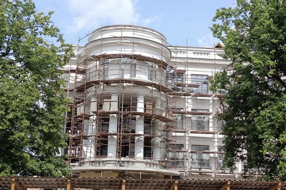В одной из школ в центре Минска спортзал будет на крыше. Фото: телеграм-канал предприятия «Минскстрой»