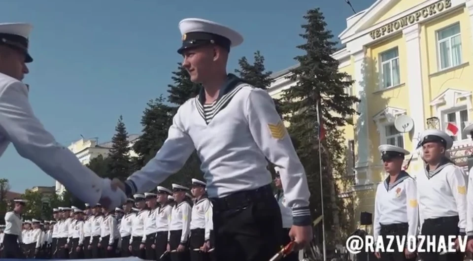 Многие выпускники продолжают военные династии. Фото: Видео t.me/razvozhaev