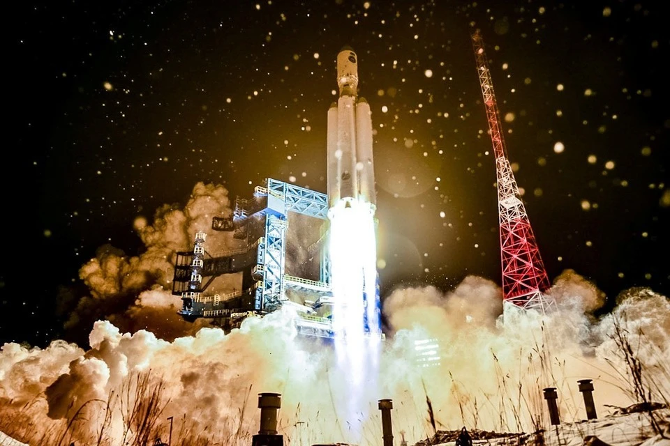 С космодрома Плесецк стартовала ракета-носитель «Ангара-А5»