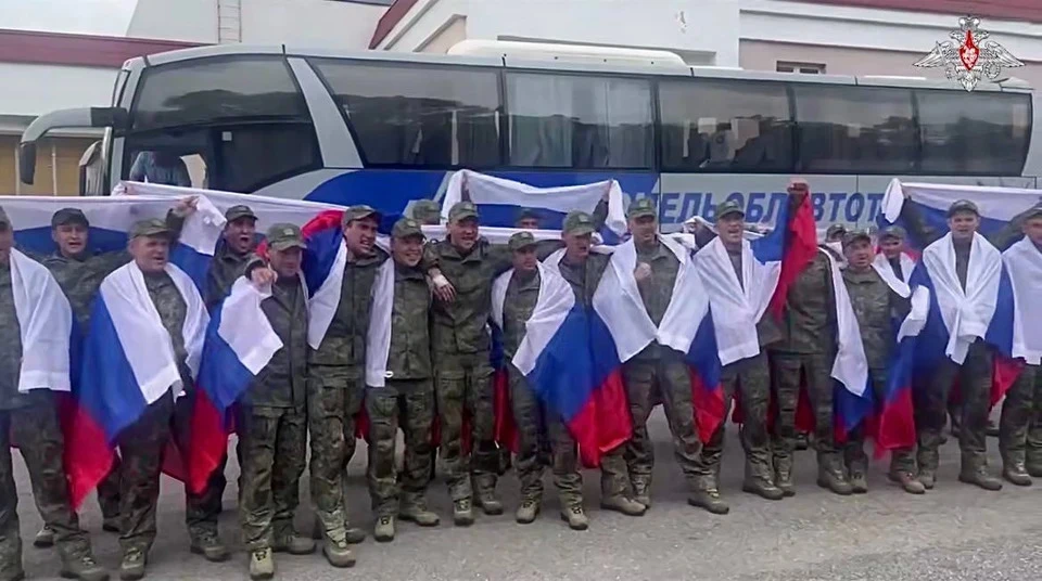 Очередной обмен пленными состоялся между Россией и Украиной Фото: Кадр из видео