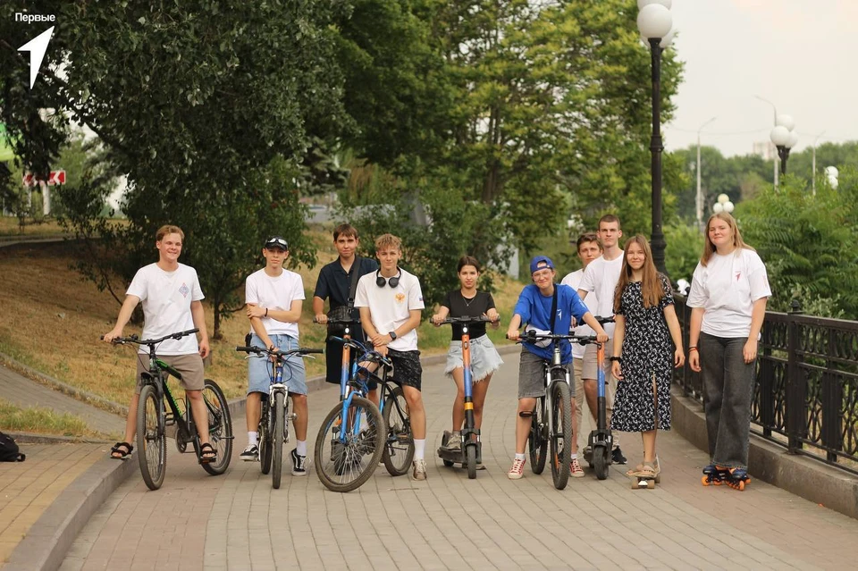 Первые из Донецка заботятся о своем городе. Фото: «Движение Первых»