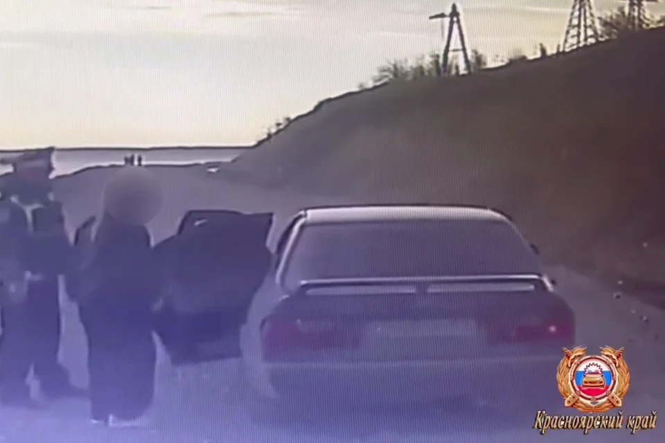 Скриншот: видео Госавтоинспекции Красноярского края