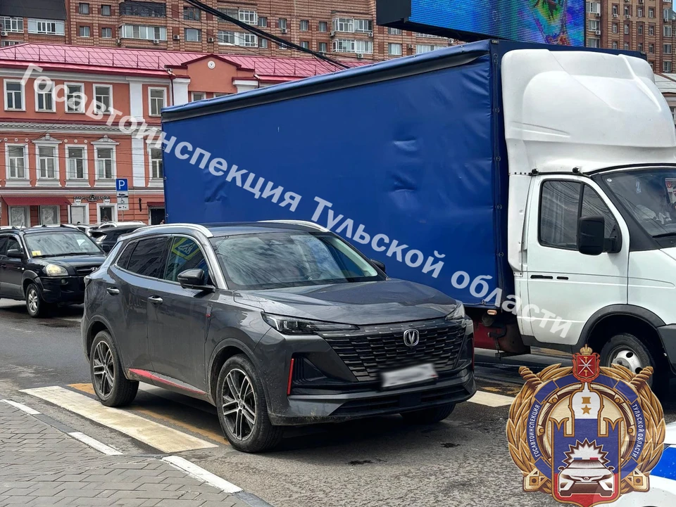 Автоледи сбила 12-летнюю велосипедистку в центре Тулы