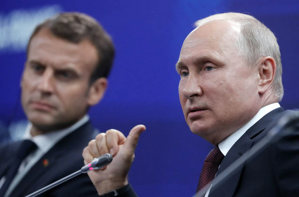 Первый за три года телефонный разговор Путина и Макрона продлился два часа