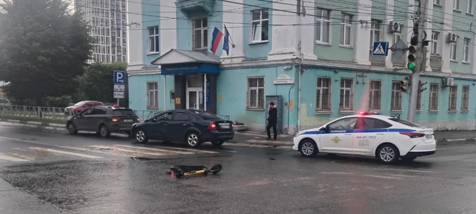 Фото с места ДТП.