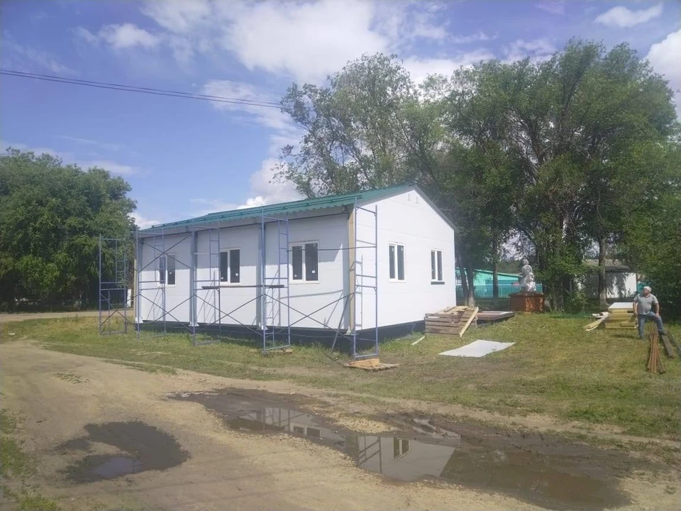 В селе Приволье Кузоватовского района в сентябре запланировано открытие нового ФАПа. ФОТО: минздрав УО
