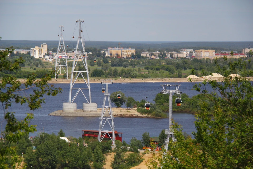 Канатная дорога Нижний Новгород – Бор временно не работает