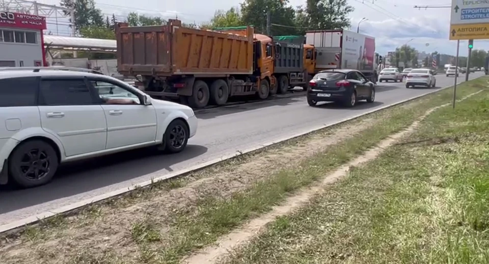 Из-за ДТП на Московском шоссе образовалась пятикилометровая пробка.