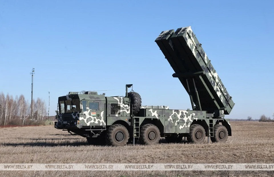 Белорусские военные провели боевые пуски из РСЗО «Полонез». Фотоиллюстрация: архив БелТА.