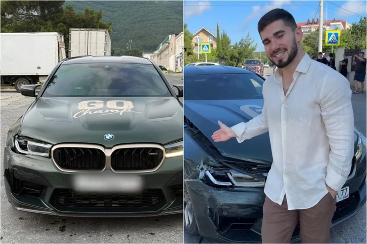 «BMW не Bugatti, поэтому мелочь»: Асхаб Тамаев в третий раз разбил BMW M5 Series F90 CS