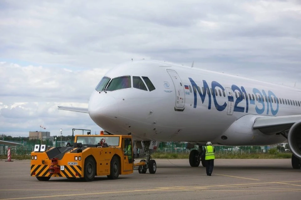 Самолет МС-21 хотят сделать легче за счет композитных материалов. Фото: телеграм-канал Объединенной авиастроительной корпорации