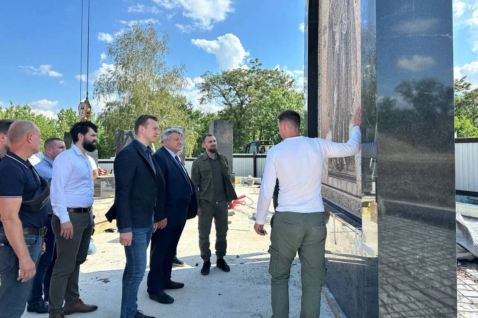 В ДНР строится крупнейший мемориальный комплекс, расположенный на территории кладбища «Донецкое моря»