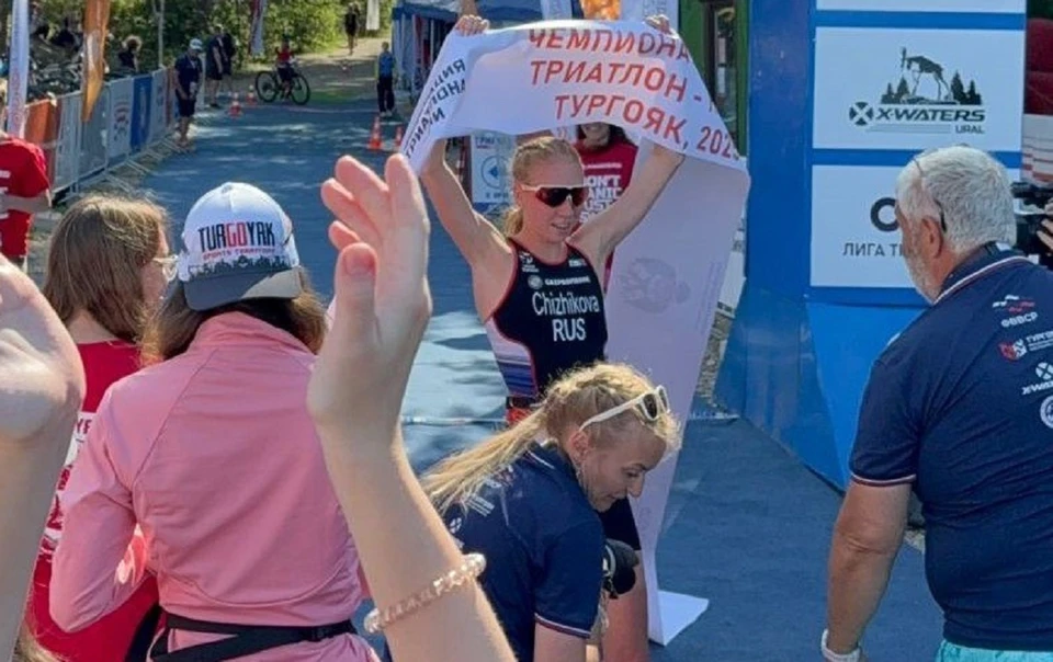 Красноярцы взяли четыре медали на чемпионате России по кросс-триатлону. На фото: Светлана Чижикова. Фото: минспорта края