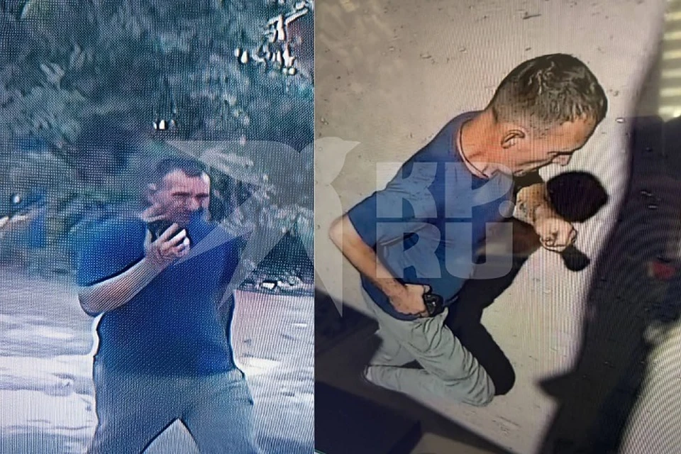 Камеры видеонаблюдения засняли предполагаемого преступника.