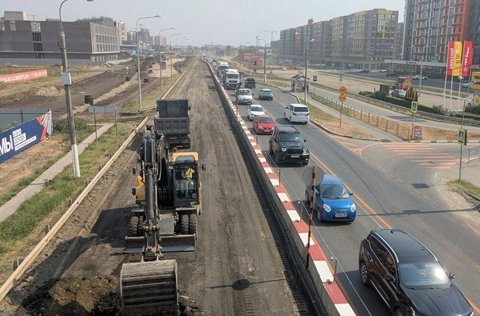 Реконструкция Западного Обхода в Краснодаре.