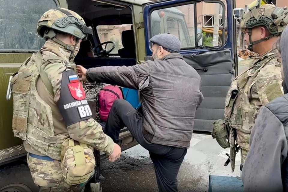 Российские войска вывели большую часть жителей Часов Яра в ДНР. Фото (архив): Минобороны России