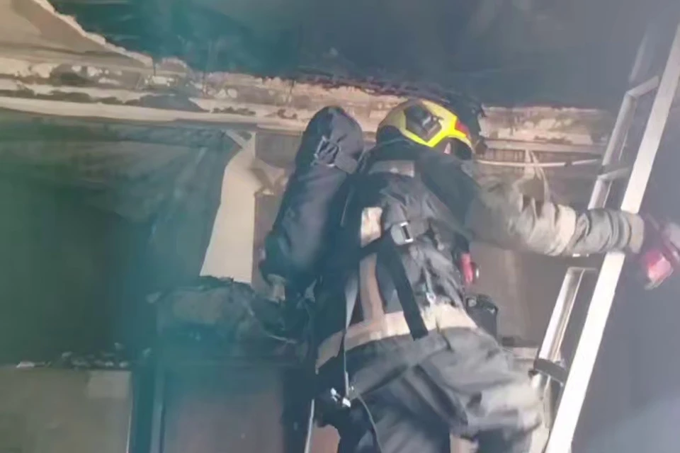 Число жертв при пожаре в пятиэтажке в Балашихе возросло до двух Фото: ГУ МЧС России по Московской области