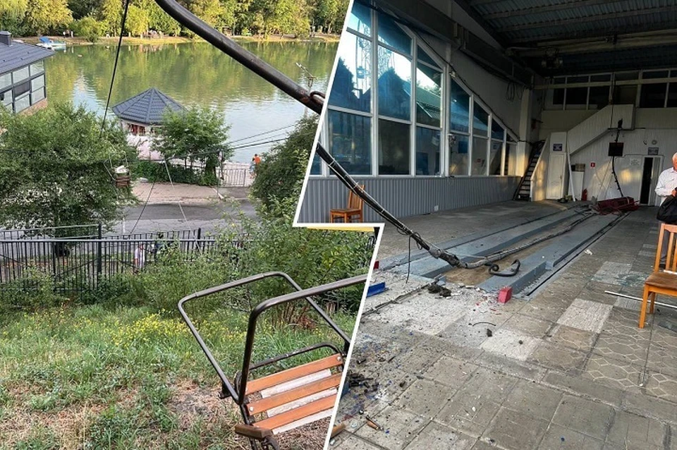 При обрыве троса канатной дороги в курортной зоне Нальчика пострадали восемь туристов. Фото: прокуратура КБР