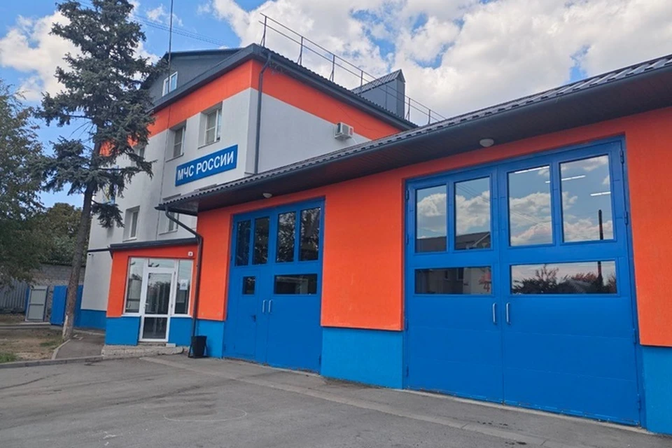 Пожарная часть в Луганске