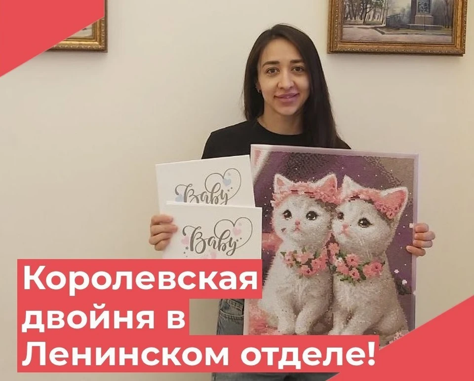 В ульяновском ЗАГСе поздравили новоиспечённых родителей с рождением малышей. Фото Управление ЗАГС