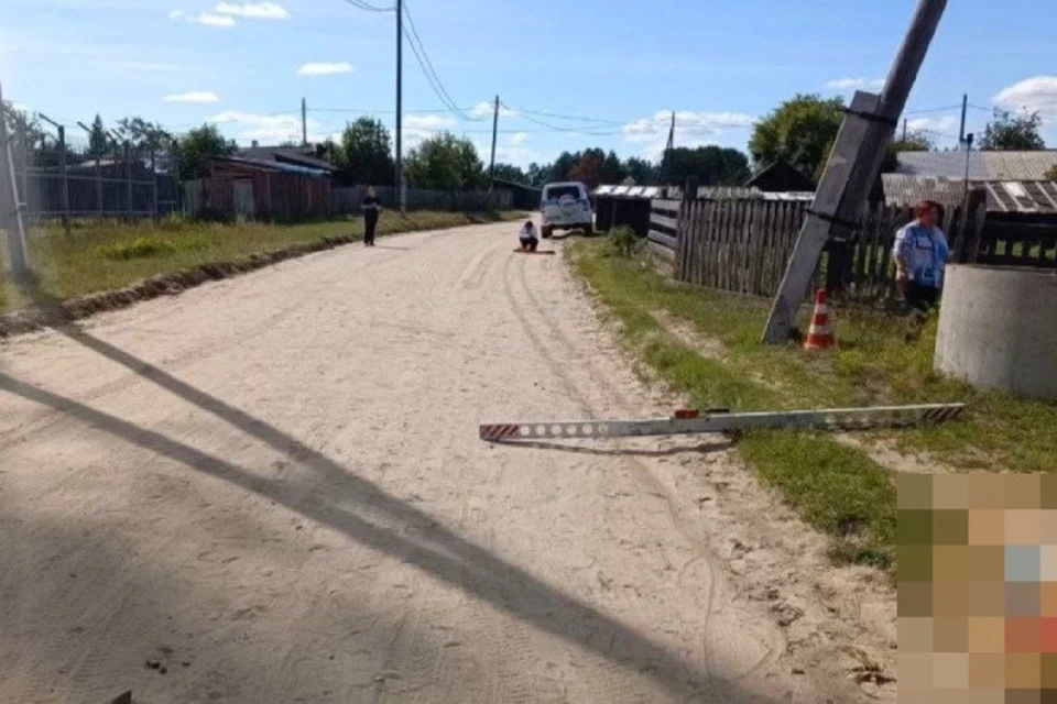 В Тайшетском районе 17-летний мотоциклист повредил опору электропередач и попал в больницу