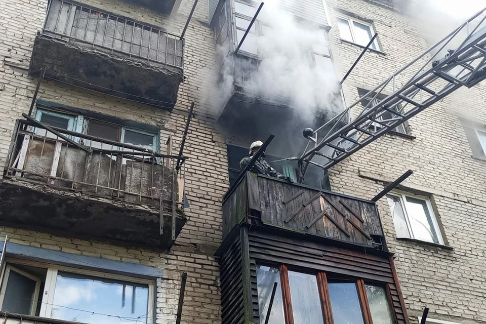 Пожар в Рубцовске