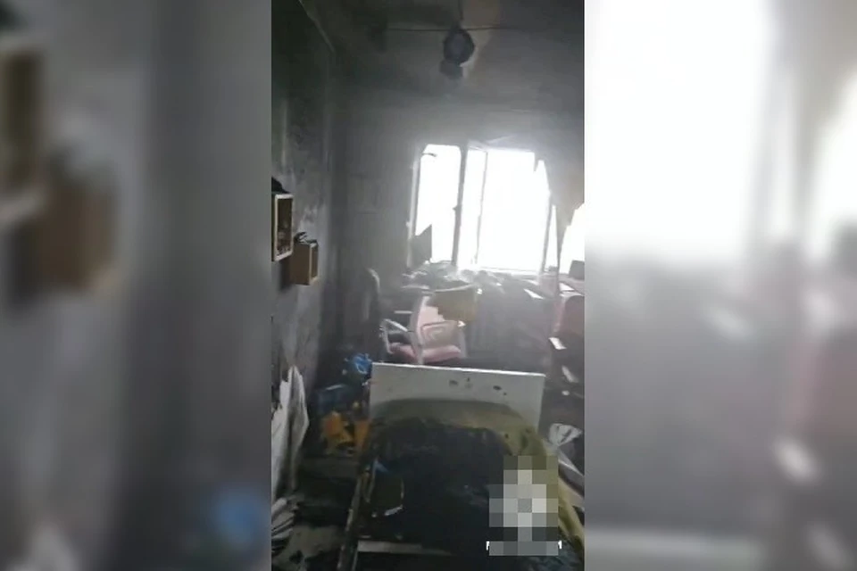 В Иркутске квартира на бульваре Рябинова загорелась из-за детской приставки