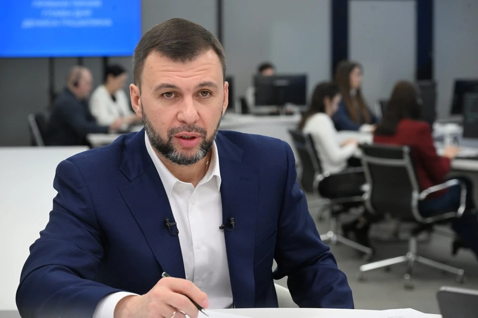 Денис Пушилин ответит на вопросы, интересующие граждан. Фото (архив): сайт Главы ДНР