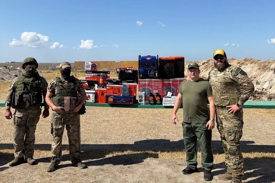 В Херсонскую область доставили гуманитарную помощь для разведчиков Фото: ТГ-канал Владимира Сальдо