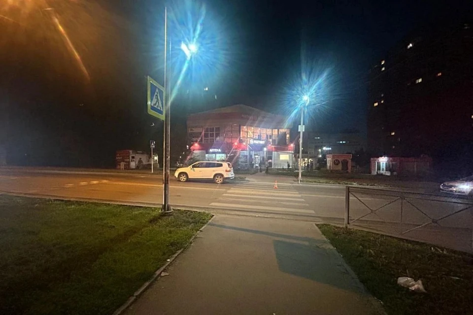 Иномарка сбила мальчика на самокате в Новосибирске. Фото: ГАИ Новосибирской области