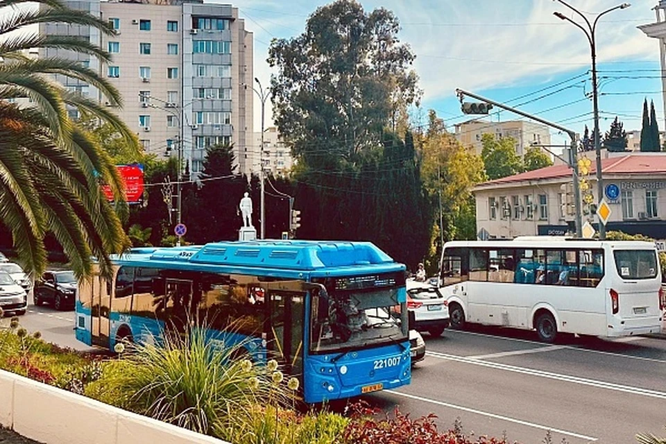 В Сочи усилят дезинфекцию и проверку технического состояния автобусов. Фото: пресс-служба мэрии Сочи